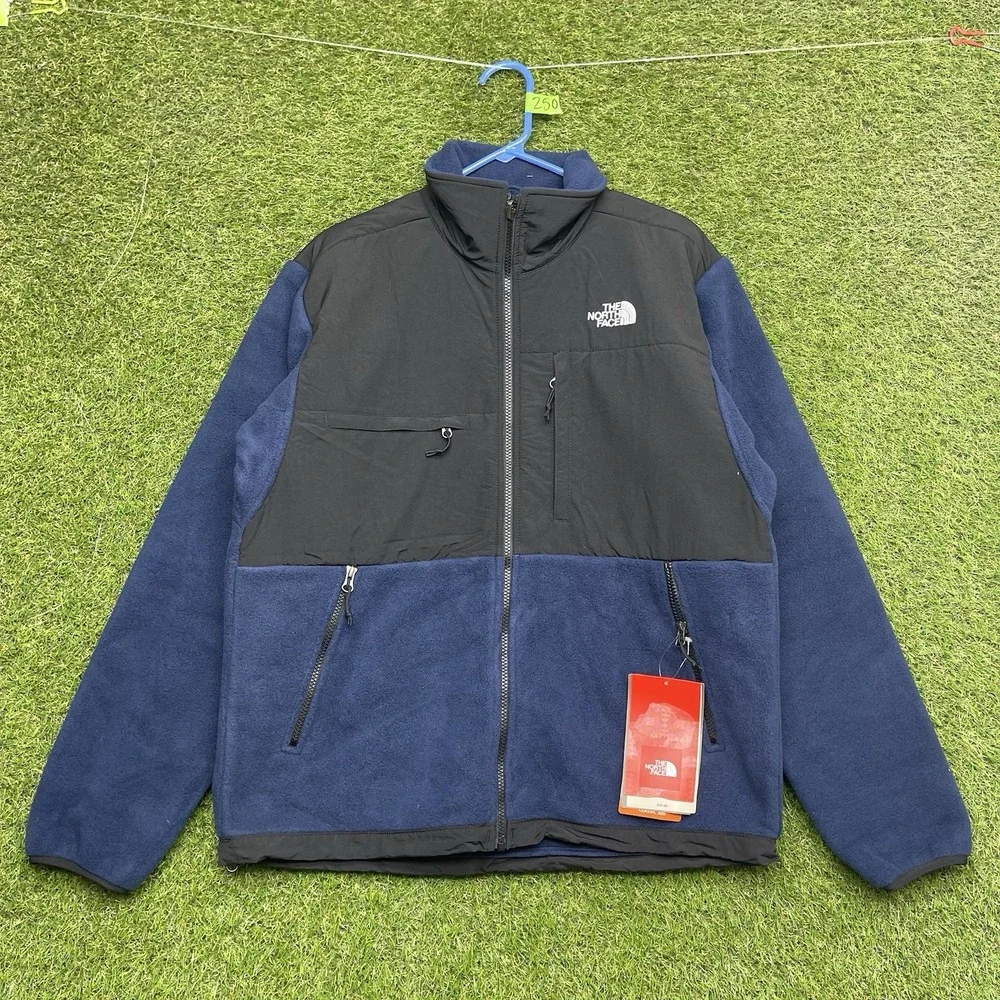 North Face Retro Denali DTM Jacket Mens Medium Tnf Blue Hiking Zip Up Fleece NWT